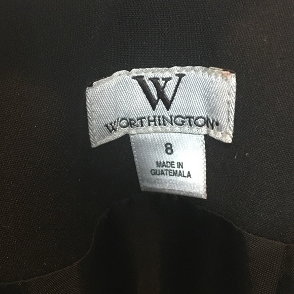 Black pencil skirt with vertical ruffle! - Picture 3 of 3